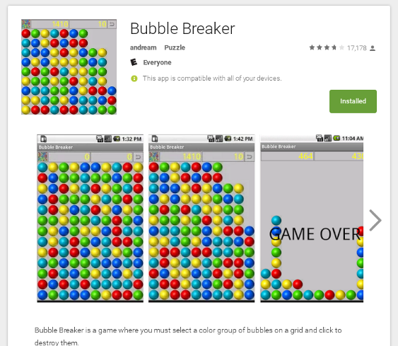 Bubble Breaker Android